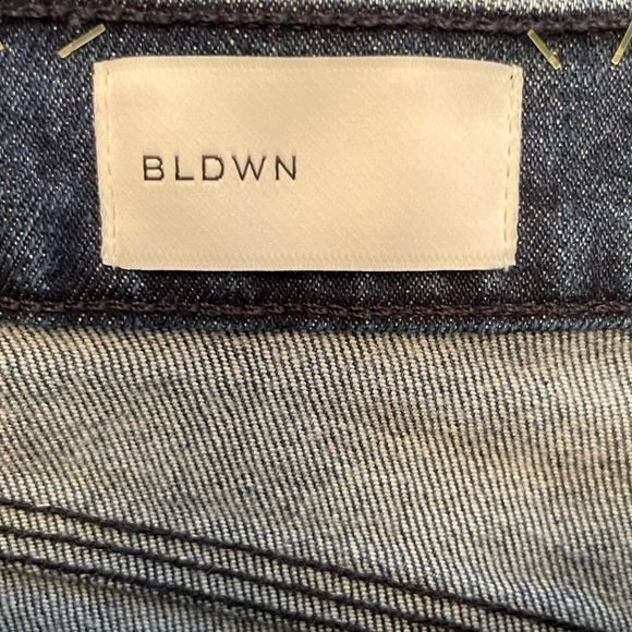 BLDWN Jeans Women’s Sz 26 Blue Cropped Wide Leg 90s Flare - Picture 8 of 11
